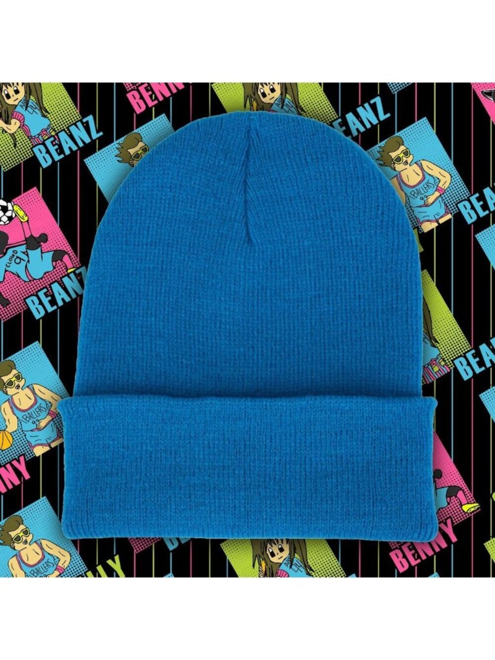 NWOT Essential Classic Beanie OCEAN BLUE